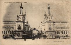 Universal justo de Nicolas II de la avenida de CPA Paris Rusia 1900