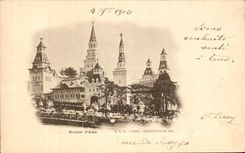 CPA Paris Rusia de Asia del universal 1900 favorablemente