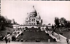 CPA Paris Basilique du Sacre Coeur Montmartre