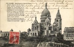 CPA Paris Basilique du Sacre Coeur Montmartre