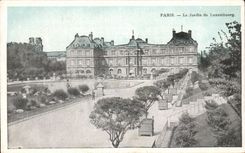 CPA Paris the Garden of Luxembourg