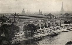 CPA Paris In Station of Orsay Eiffel Tower