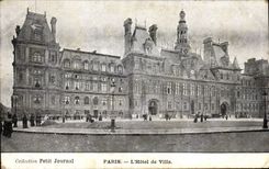 CPA Collection Small Paris Newspaper the Town hall