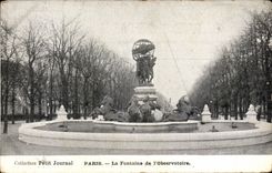 CPA Collection Small Paris Newspaper the Fountain of the Observatory