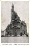 CPA Collection Small Newspaper Paris Church Saint Etienne of the Mount