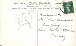 CPA Paris Airplanes with the top of Trocadero Planes