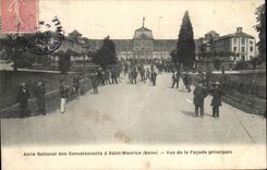 CPA Asile Natinal of the Convalescents has Saint Maurice Vue of the Principal Frontage