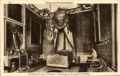 CPA Palate of Fontainebleau Room of the Duke of Orleans