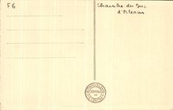 CPA Palate of Fontainebleau Room of the Duke of Orleans