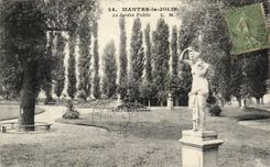 CPA Nantes Pretty the Public garden