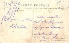 Ruinas de CPA Issy del castillo viejo destruido en Militaria 1870