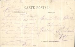 CPA Vincennes the strong Old man Capitals of the Vault southern part