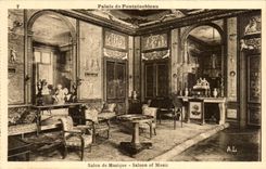CPA Palate of Fontainebleau Living room of the Music