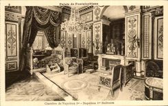 CPA Palate of Fontainebleau Room of Napoleon 1st