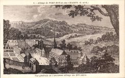 CPA Abbey of Royal Port of the Fields Seen of the old abbey with 16th