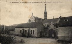 CPA Monastere De co Marie Of Pierre Who Transfers Monastery Entrance