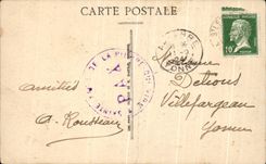 CPA Monastere De co Marie Of Pierre Who Transfers Monastery Entrance