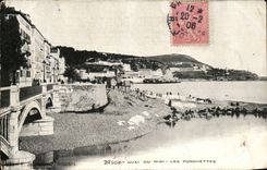 CPA Niza Quay de la lavanda del sur de Ponchettes coloca