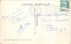 CPA Trouville the Casino Seen Of the Swimming pool