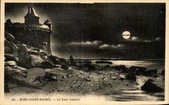 CPA Mont Saint Michel the Gabriel Tower