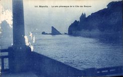 CPA Biarritz Le Coin Pittoresque De La Cote Des Basques