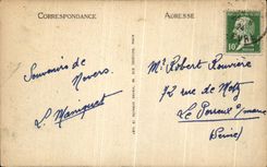 CPA Nevers el campanario de una iglesia