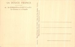 CPA St Germain En Laye Le Chateau et sa Chapelle