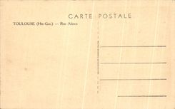 CPA Toulouse Rue Alsace Au Bon Marche de Paris 