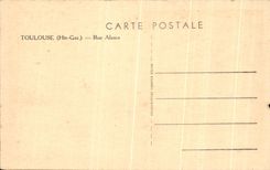 CPA Toulouse Rue Alsace Au Bon Marche de Paris 