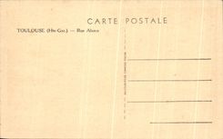 CPA Toulouse Rue Alsace Au Bon Marche de Paris 