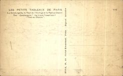 CPA Les Petits Tableaux De Paris La Conciergerie La Tour De l'Horloge Et Le Pont Au change