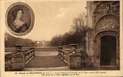 CPA Chateau De Maintenon Main door Of the Staircase D eLa Square Tower