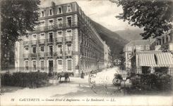 CPA Cauterets Grand Hotel d'Angeleterre Le Boulevard