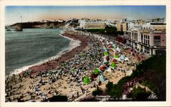 CPA Biarritz Vue Generale De La Plage