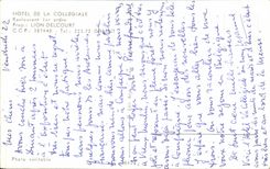 CPSM Hotel of Collegial Restoring ler Order Dining Delcourt Lion