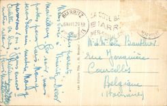 CPA Biarritz Le Rocher de la Vierge Effet de Vague