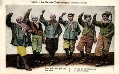 CPA La Savoie Touristique Diau Pria Chou Goe Chu Son Epala Danse savoyarde Folklore
