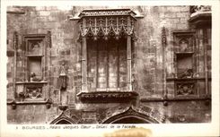 Detalle del corazon de Jacques del paladar de CPA Bourges del ataque frontal