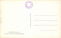 CPA Belfort the Lion seen of Tours of Saint Christophe