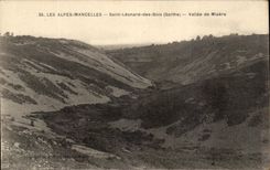 CPA the Alps Mancelles Saint Leonard of Wood Valley of Misery