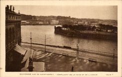 CPA Bayonne Seen of Saint Confluent Spirit of Nive and Adour