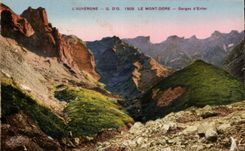 CPA Auvergne the Mount Gilds Falls of Hell