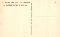 CPA Small Tableaux De Langres Walls Seen Of the Henri Gate