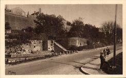 CPA Small Tableaux De Langres Old woman Gate And Fountain Of the Market Year Old Spoils And The Market Fountain