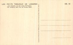 CPA Small Tableaux De Langres Walls Seen Of the Tower St Ferjeux