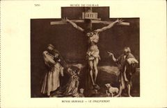 CPA Musee De Colmar Mathias Grunewald Le Crucifiement