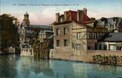 CPA Lisieux Seen on the Drums and the Church St Desire