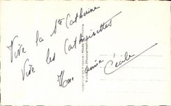 CPA vive Catherine Fleurs Sainte