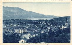 CPA Aix Les Bains et le Lac du Bourget