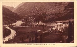 CPA Gedre Vue Generale Et Le Lac